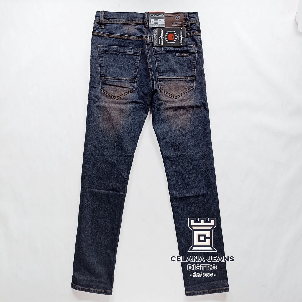 Celana Jeans Panjang Pria Bio Brown Distro Continue