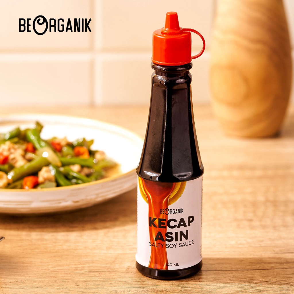 Jual Kecap Asin Organik Salty Soy Sauce Beorganik Non Gmo Msg Ml Shopee Indonesia