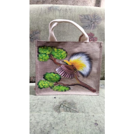 1 buah tas lukis papua bisa plus nama