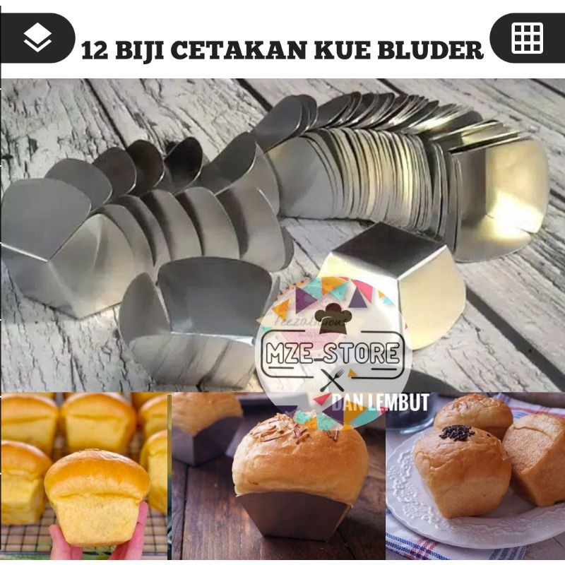 12 PCS LOYANG CETAKAN ROTI BLUDER