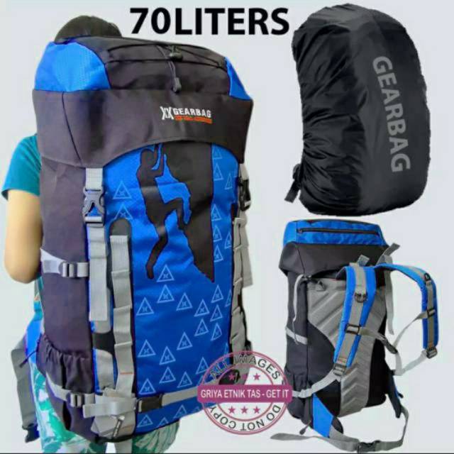 Tas Ransel Travel 70liter - tas punggung camping tas gear bag carir