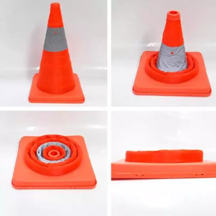 Foldable Traffic Cone Emergency | Kerucut Segitiga Darurat Model Lipat