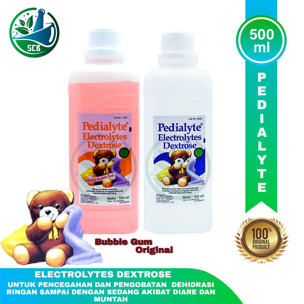Pedialyte Electrolytes Dextrose - Isi 500 ml