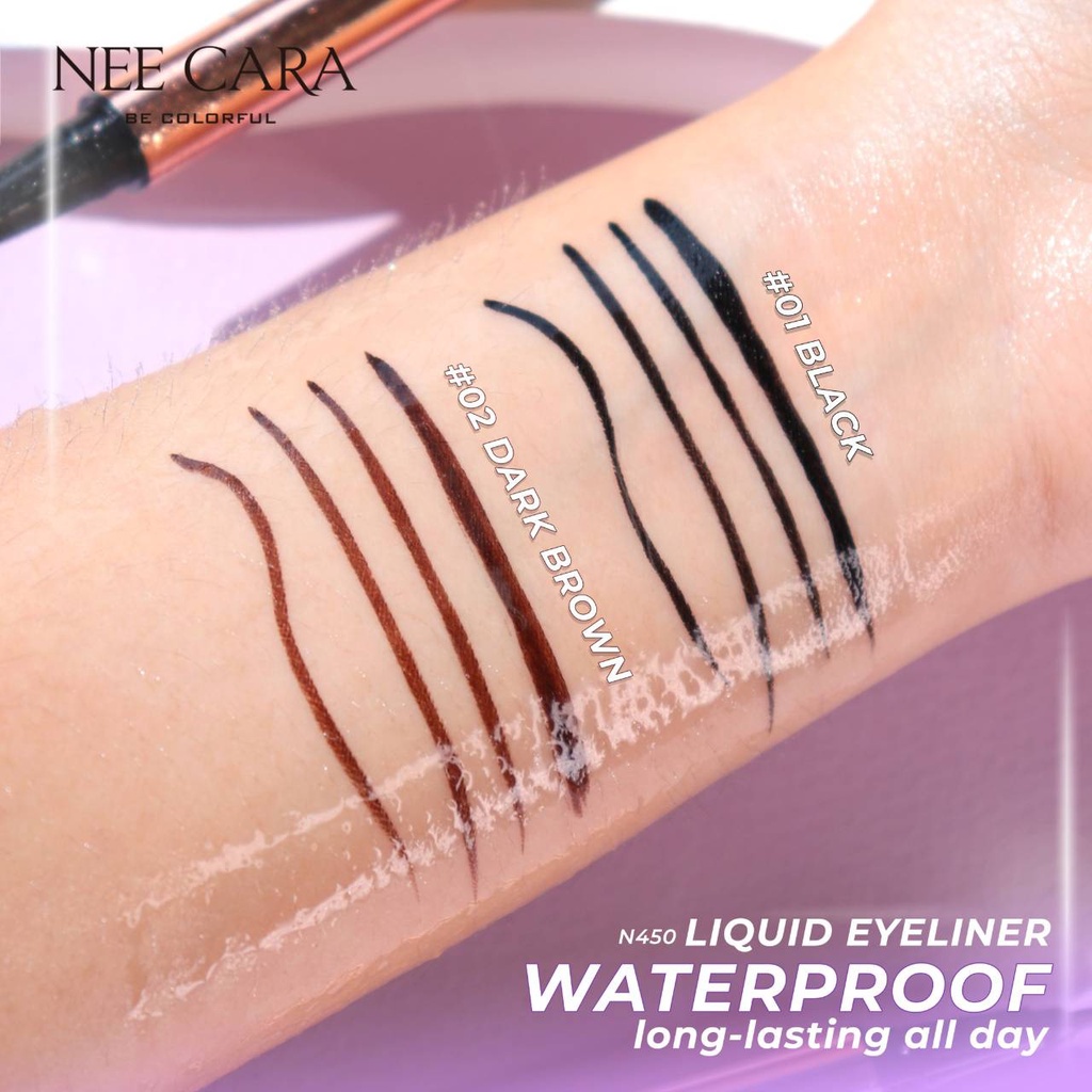 Nee Cara Liquid Eyeliner Waterproof Tahan Lama Sepanjang Hari | TOP SALE since 2016