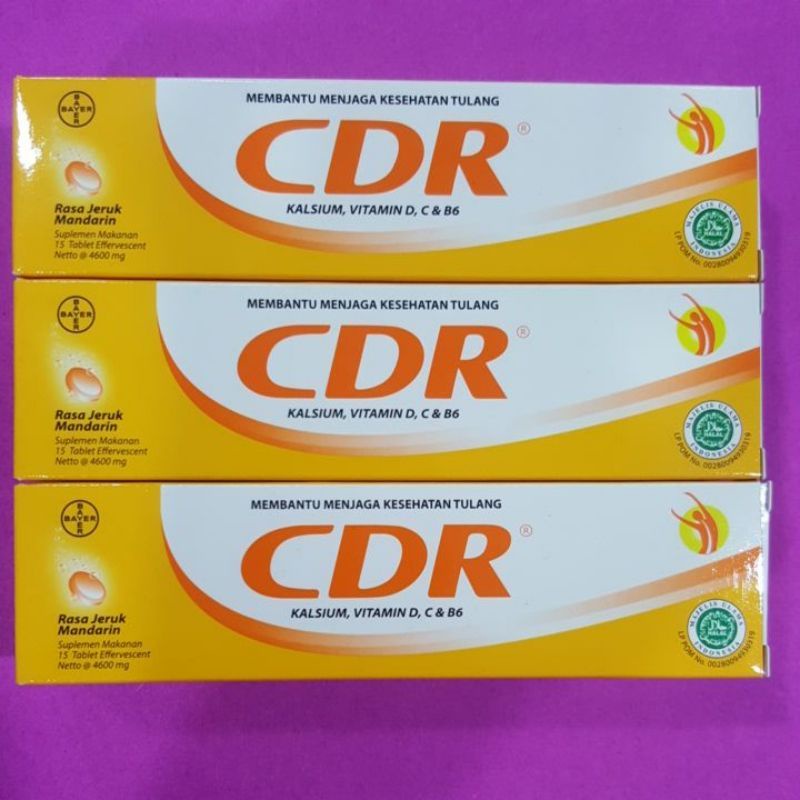 CDR /Suplemen untuk menjaga kesehatan tulang @15 's