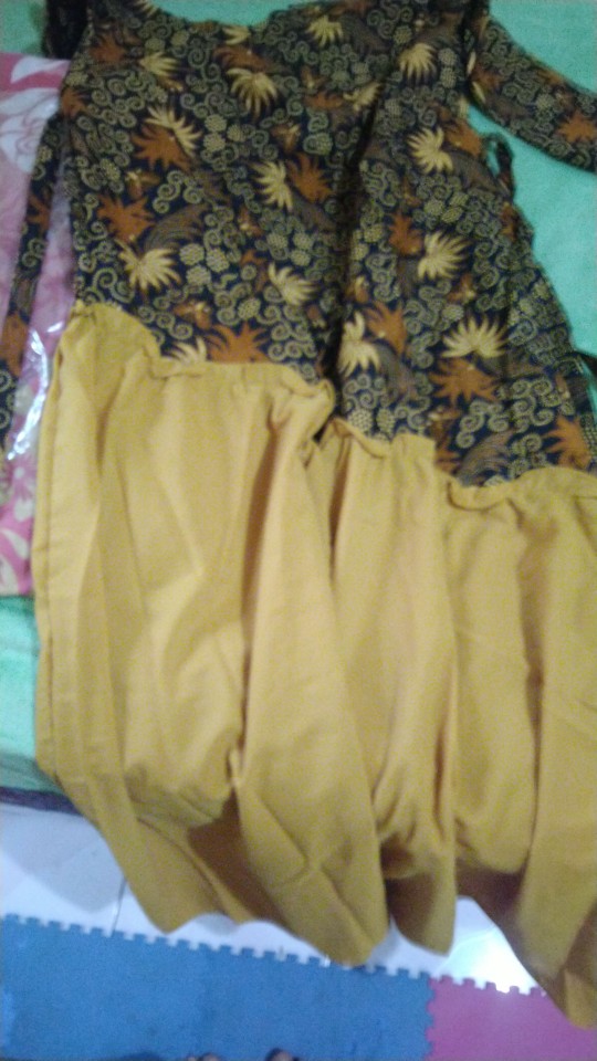 Gamis Rempel Meisya  Style Gamis Batik Manggar, Padi,sekar,cantik,kubis,kipas,daun,kupu,nadine,