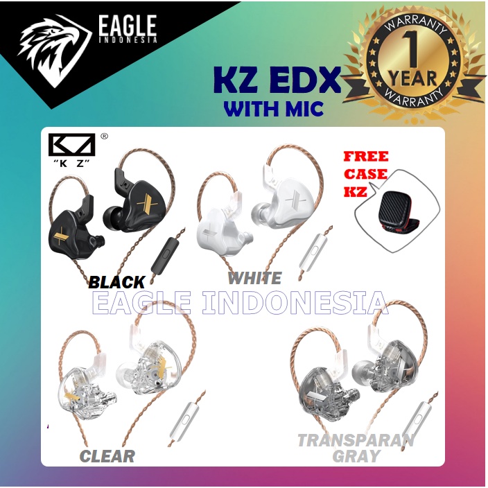 Knowledge Zenith EDX EDX PRO EDX ULTRA Earphones Dynamic HIFI Bass Stage IEM WITH MICROPHONE