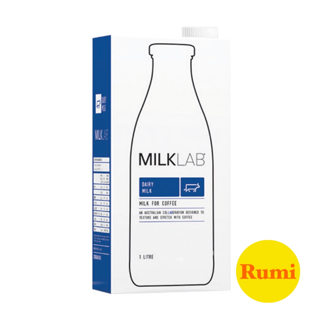 

MILKLAB Dairy Milk Susu Milk Lab UHT Australia for Coffee Kopi 1L