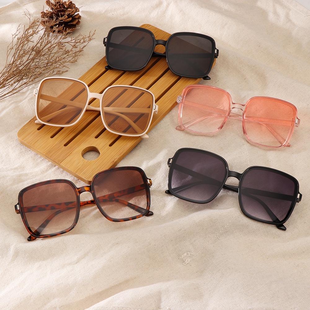 ROW Fashion Oversized Sunglasses Vintage Big Frame Women Square Sun Glasses Luxury UV400 Driver Goggles Classic Eyewear for Lady