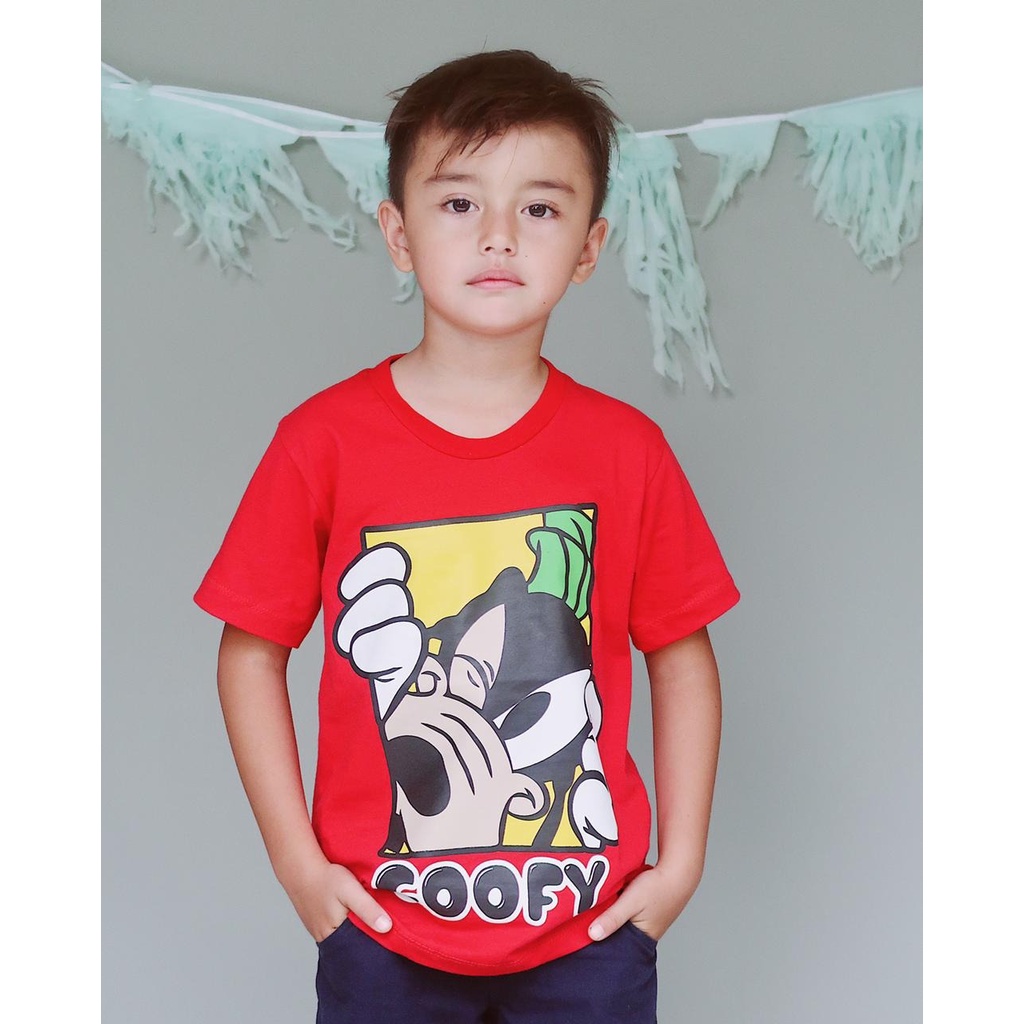 KAOS ANAK UNISEX MOTIF KARTUN MM USIA 6-14 TAHUN