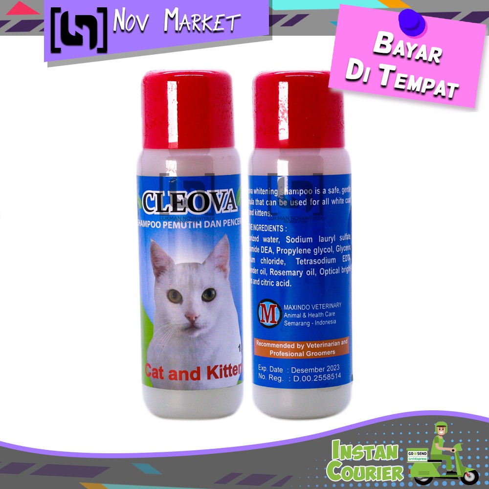 Sampo Kucing Bulu Putih CLEOVA 120ml