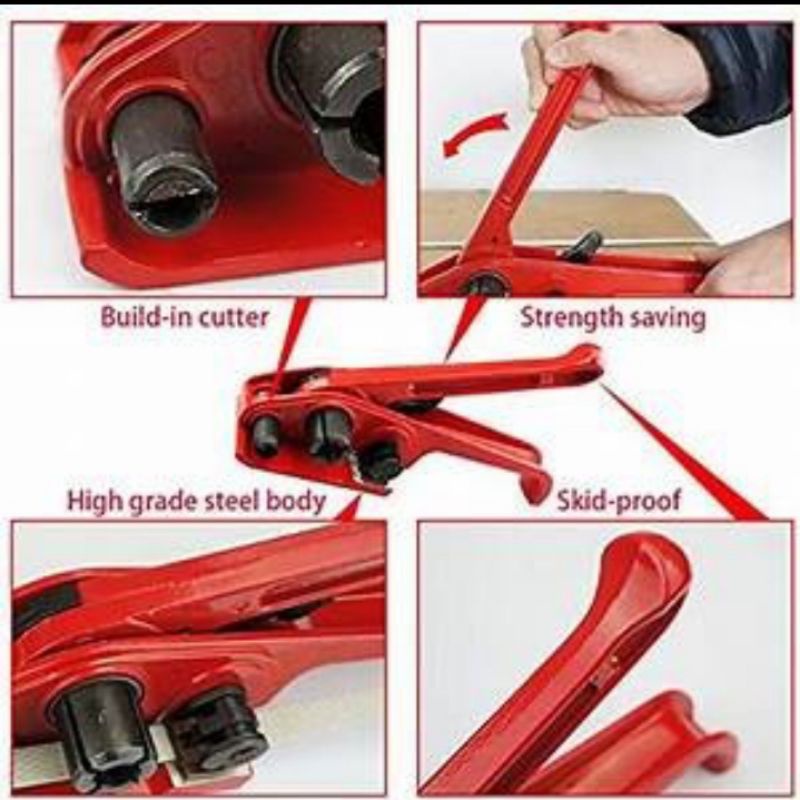 

TENSIONER & CUTER FOR PP STRAPPING BAND TRANSFAK H-21 BANDING TOOLS