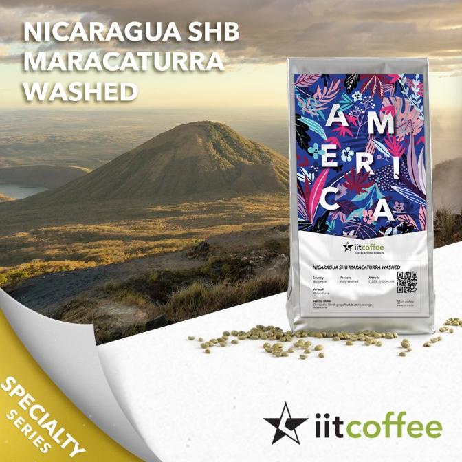 

Arabica Green Beans - Nicaragua SHB Maracaturra Washed - 1Kg