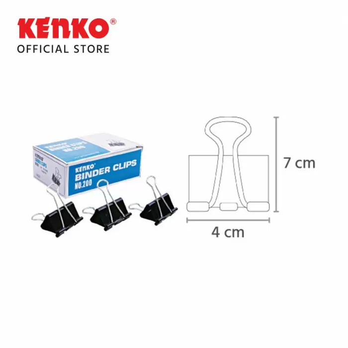 

Gramedia Samarinda - Kenko Binder Clip No. 200/Lsn