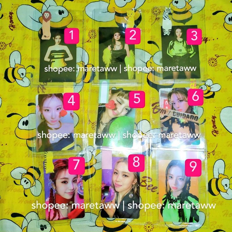 (READY STOCK) PHOTOCARD HIDDEN CARD HC PC ITZY GUESS WHO YEJI LIA RYUJIN CHAERYEONG YUNA DAY NIGHT