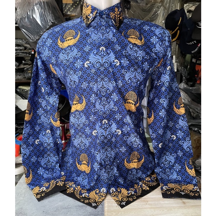 DISKON COD Kemeja Korpri BARU Pria (Kerah Hitam) - Baju Korpri PNS -Kemeja Korpri - non furing, M