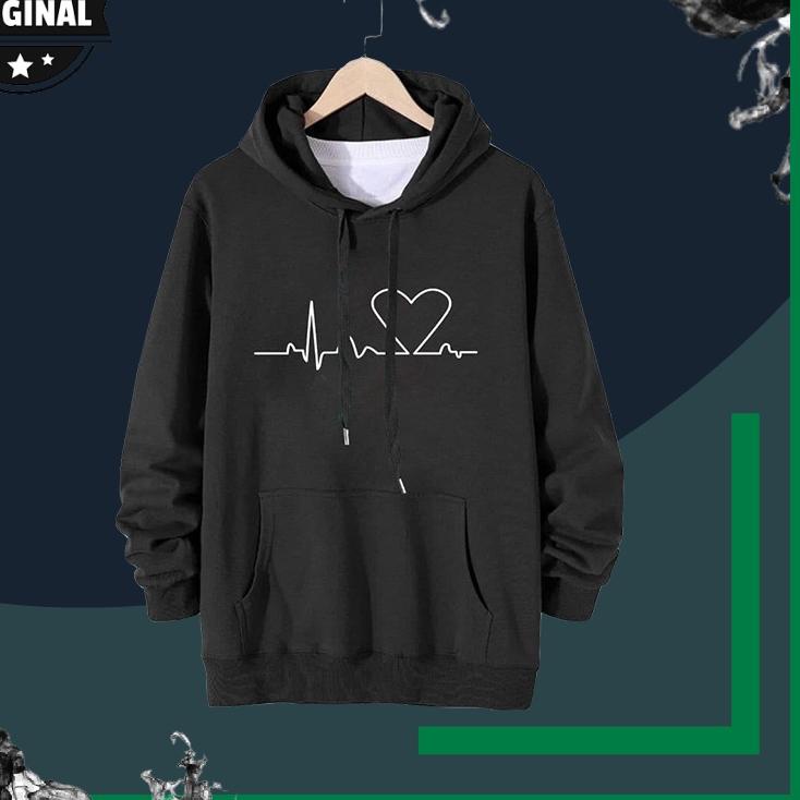 [DISCOUNT I7E40] DERA | Jaket Hoodie Lover Couple M L XL XXL / Hoodie Pria - Wanita Pasangan Sahabat