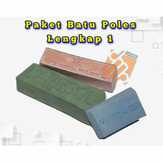 Paket Batu Poles D Metal Polish 1