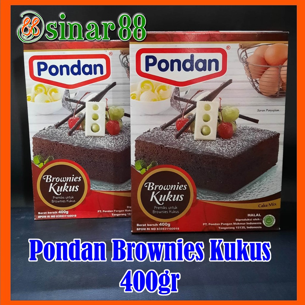 

Pondan Brownies Kukus 400gr