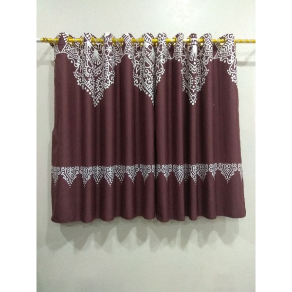 GORDEN JENDELA PENDEK SMOKRING UK 115X120