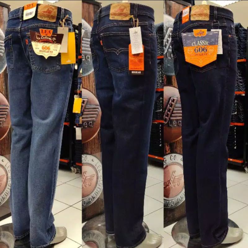 LEA JEANS 606 REGULER BASIC 100% ORIGINAL