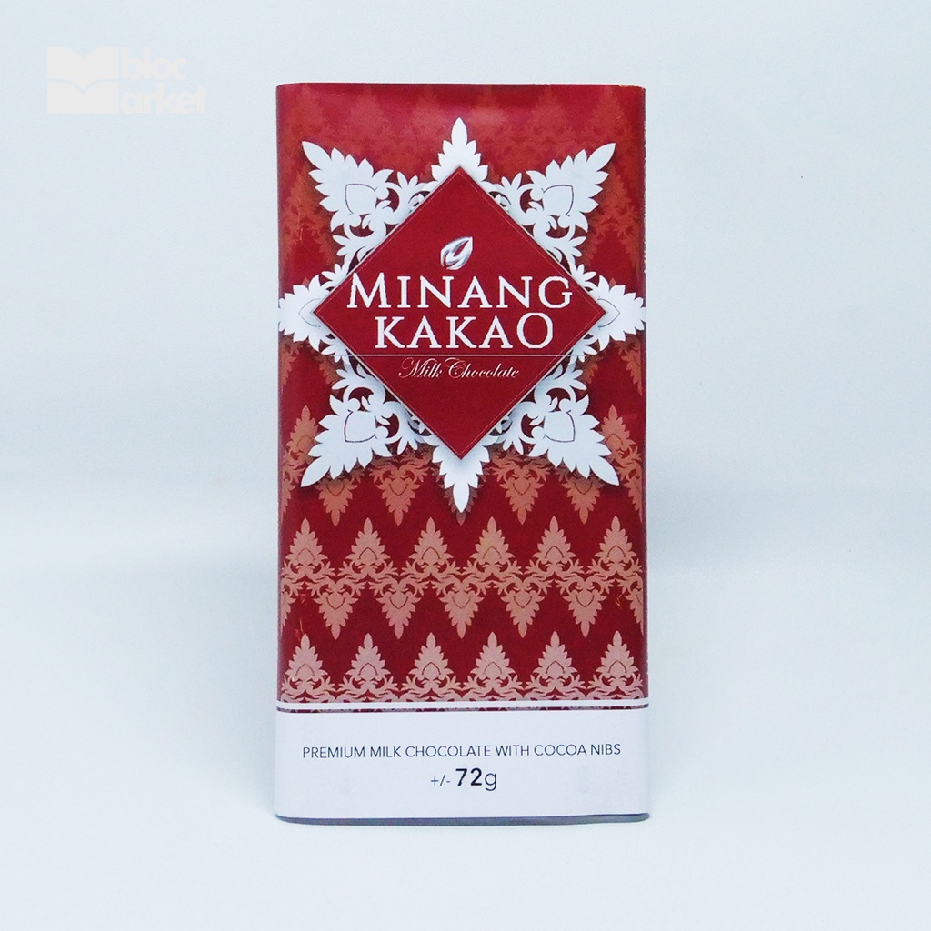 

MINANG KAKAO PREMIUM CHOCOLATE MILK COCOA NIBS 70GR | CHOCOLATE BAR