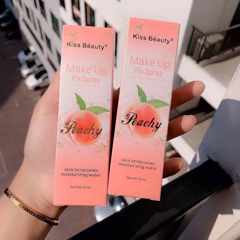 Make Up Fix Spray Kiss Beauty / Setting Spray Peachy Kiss Beauty