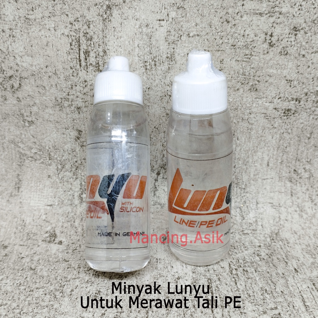 Minyak LUNYU Untuk Merawat Senar PE - Minyak Pelumas Tali PE