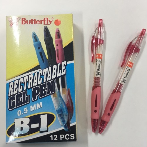 

MyC Gel Pen Butterfly - B-1 Merah original