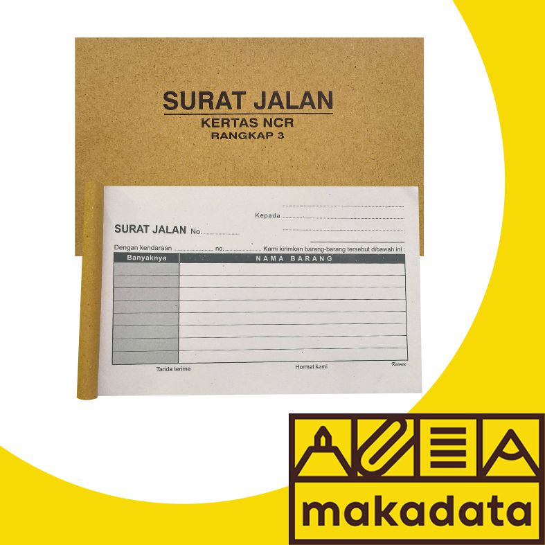 

SURAT JALAN 1/4 FOLIO 3 RANGKAP 25 LEMBAR KURNIA MURAH
