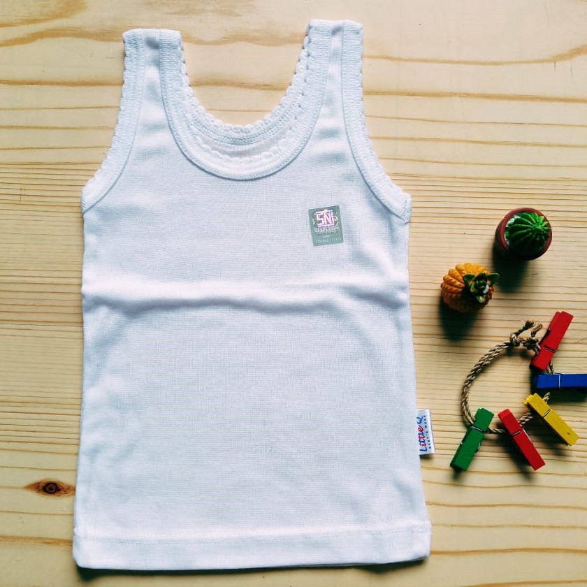 Little Q Kaos Dalam Singlet Putih (1 pc)