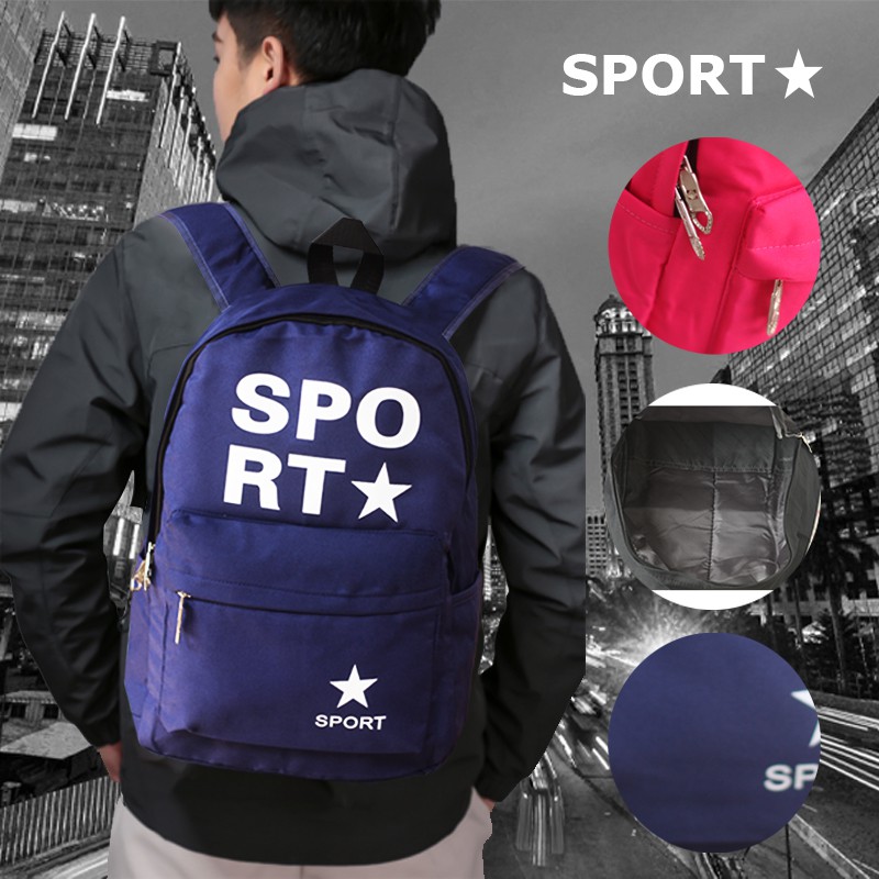 Tas Ransel Pria SPORT Colorful / Tas Sekolah / Tas Traveling Besar