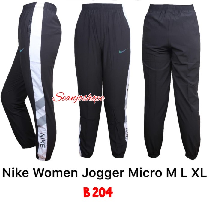 Wanitatrainingcelana- Celana Jogger Training Wanita Parasut Micro Premium -Celana-Training-Wanita.