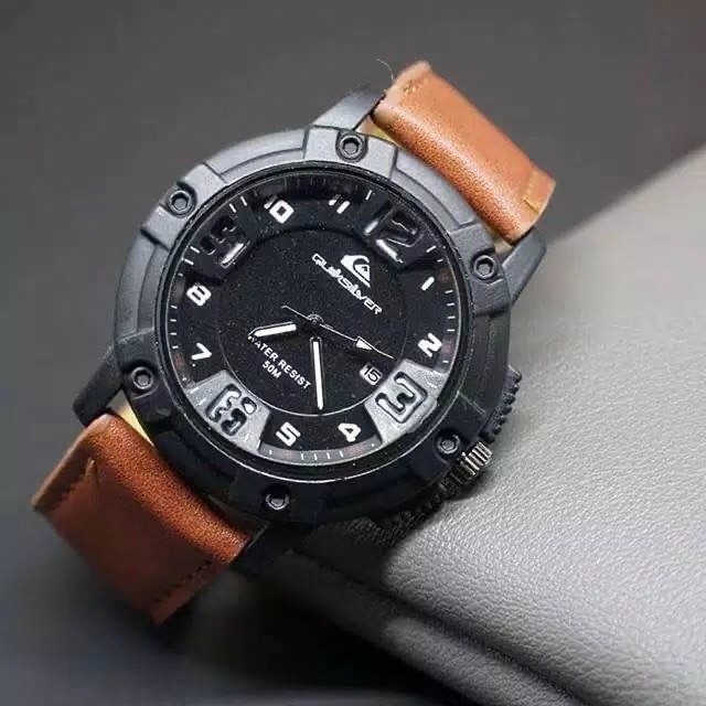 JAM TANGAN PRIA SPORTY  DAY DATE AKTIF STRAP KULIT IRONMAN BANYAK MOTIF JAM TANGAN COUPLE MURAH