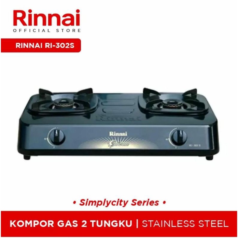 Kompor Rinnai RI-3025 (Dua Tungku)