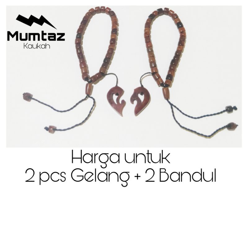 GELANG KAUKAH COUPLE MARJAN (SEPASANG) LOVE / KUNCI