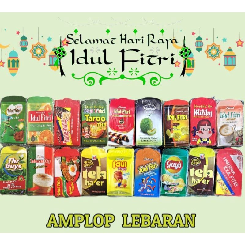

Amplop Idul Fitri Viral Lebaran Motif Snack dan Kartun atau Karakter7