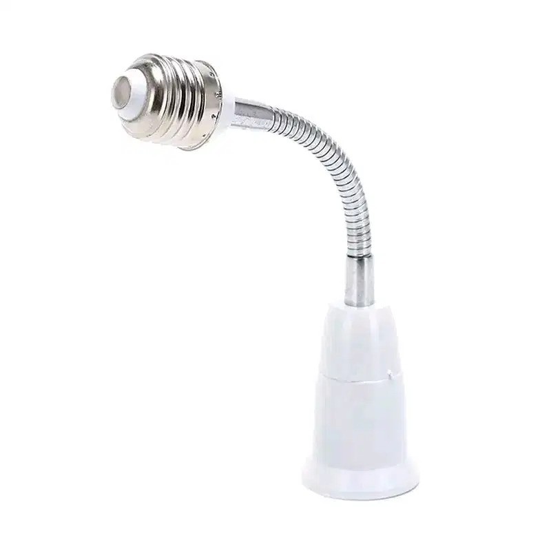 Sambungan Fitting Lampu Bohlam Panjang 20 cm  - Fitting Extension Sambungan Lampu Flexible E27