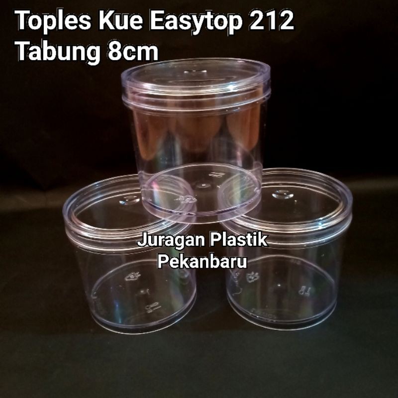 Toples Kue Stoples Easytop - 212 Tabung 8 cm isi 1 Lusin | Kue Kering 200 gram Hampers Gift Nastar S