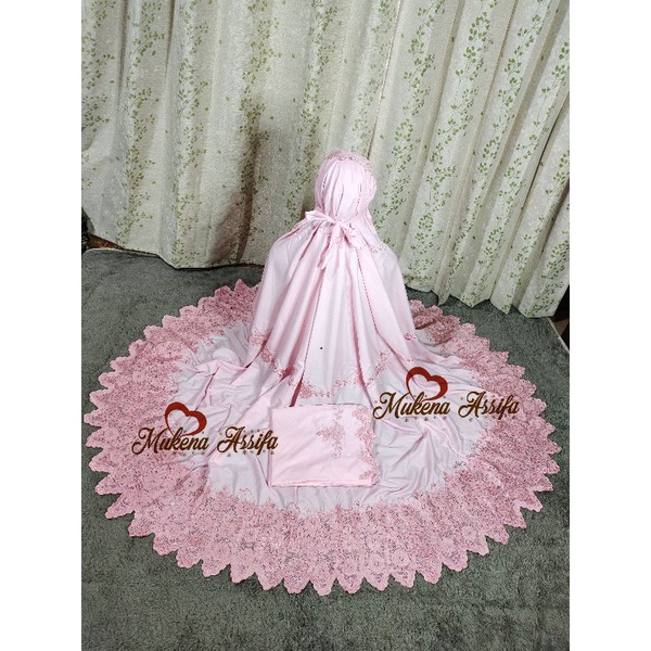 mukena mewah bordir bukittinggi mukena mahar seserahan bordir padang bordir bukittinggi