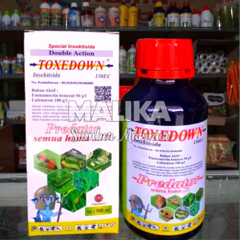 Insektisida TOXEDOWN 150ec 500ml Emamectin Benzoat 50 + Lufenuron 100
