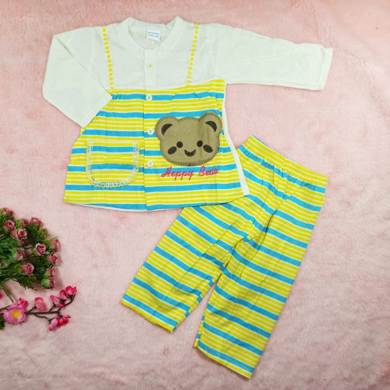 Ss#4001 Babydoll Anak size 6-12bulan / Baju Tidur Anak Perempuan / Setelan Anak / Piyama Anak