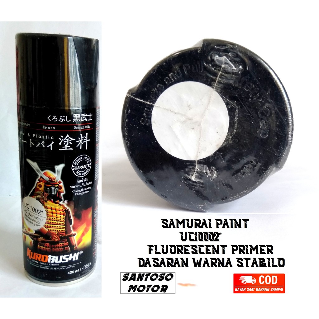 

Samurai Paint UC1002 Fluorescent Primer Untuk Warna Stabilo Cat Semprot Aerosol