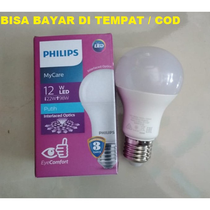 LAMPU LED PHILIPS 12 WATT BOHLAM 12 WATT / PHILIP 12 WATT