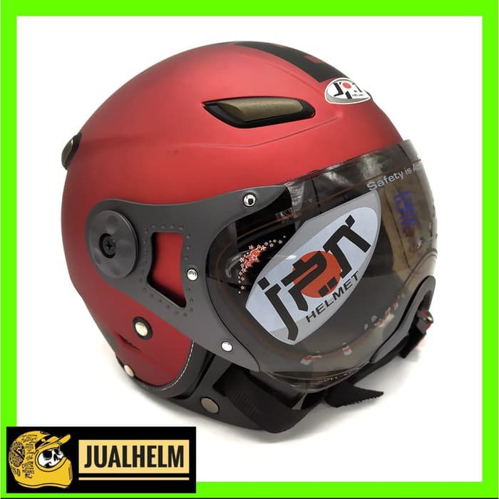 Helm JPN MOMO Pilot Maron (Retro/Bogo/Klasik/Classic/Vespa)