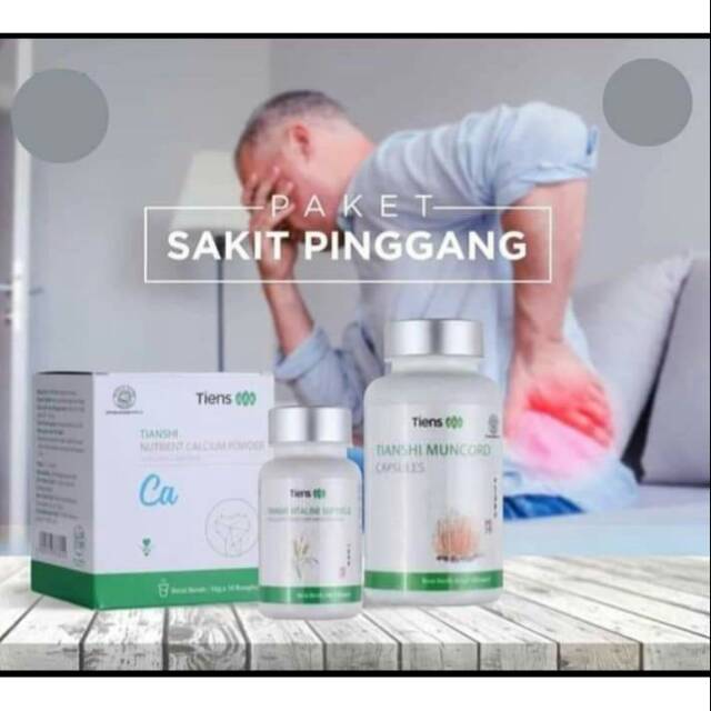 MUNCORD+CALSIUM+VITALINE Tiens Paket Sakit Pinggang.. Sudah Terbukti Seluruh Dunia