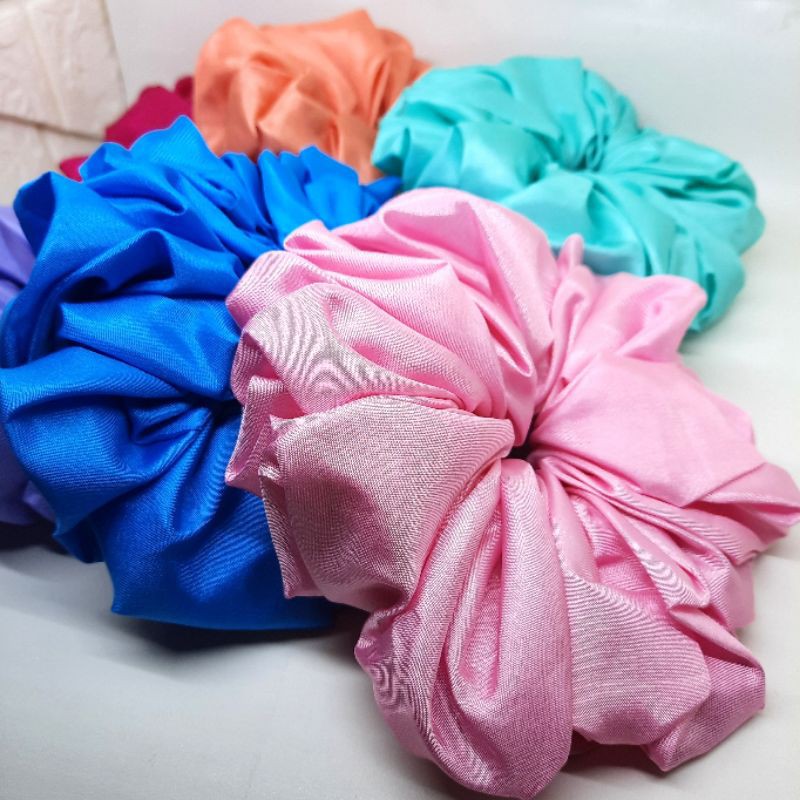 IKAT RAMBUT isi 6pcs IKAT RAMBUT CEPOL SCRUNCHIE HIJAB GROSIR