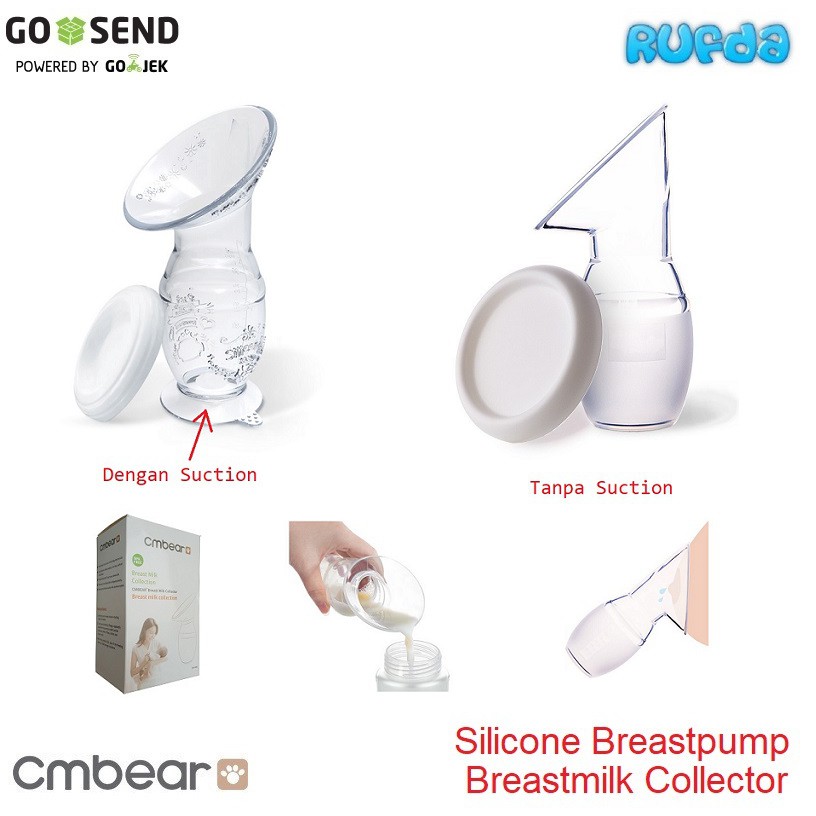 CMBear Silicone Breastpump Breastmilk Collector Penampung ASI