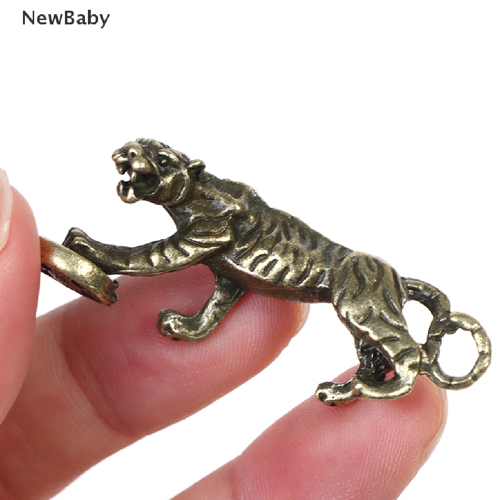 NewBaby Tiger Chinese Zodiac 2022 New Year Brass Tiger Year of The Tiger Home Decor ID