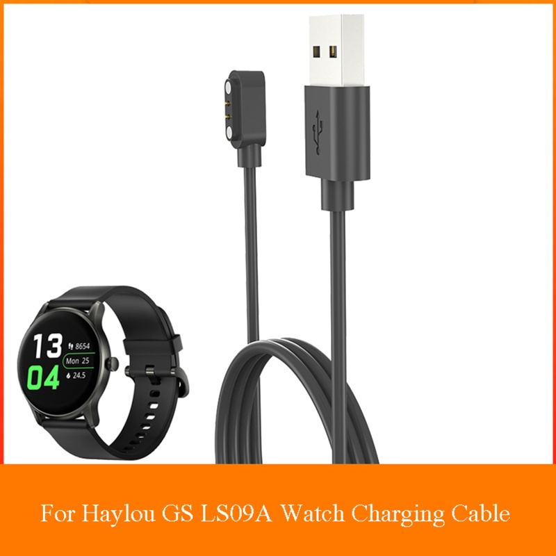 Btsg Untuk Smart Watch Dock Charger Adapter USB Quick Charging Cable Cord Wire Untuk HaylouGS LS09A Jam Tangan